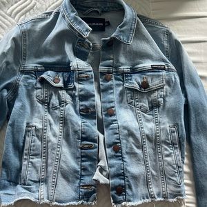 Women’s Calvin Klein Cropped Jean Jacket